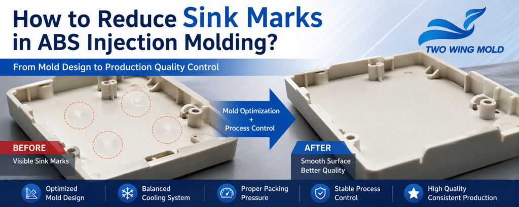 How to Reduce Sink Marks in ABS Injection Molding